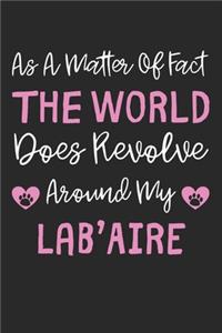 As A Matter Of Fact The World Does Revolve Around My Lab'Aire