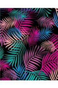 Tropical Palm Leaf Notebook