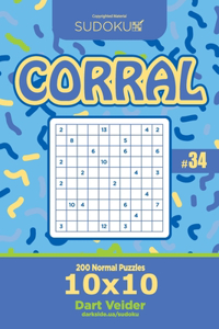 Sudoku Corral - 200 Normal Puzzles 10x10 (Volume 34)