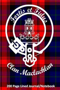 Clan MacLachlan 200 Page Lined Journal/Notebook