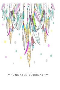 Feather & Hearts Undated Journal for the Ambitiously Non Ambitious Writers, List Makers & Drawers, Write Your Way Through Our Creative Journals, Planners & Notebooks