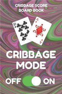 Cribbage Score Board Sheet Book