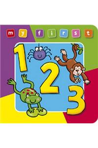 My First 123 Board Book Deluxe: A Padded, Sturdy, Colorful Book for Ages 0-3, Full of Friend