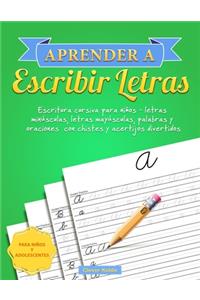 Aprender a escribir letras