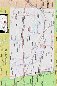 The Map of the State of North Dakota Journal