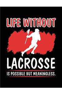 Life Without Lacrosse Is Possible But Meaningless.