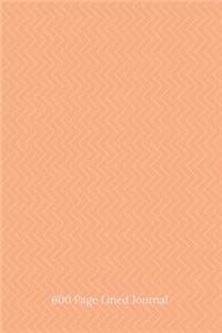 600 Page Lined Journal