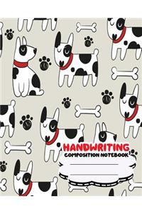 Handwriting composition notebook