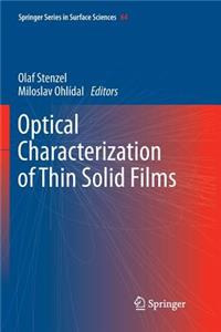 Optical Characterization of Thin Solid Films