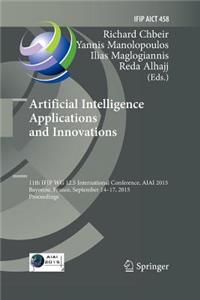 Artificial Intelligence Applications and Innovations