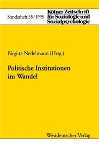 Politische Institutionen Im Wandel