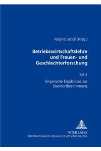 Betriebswirtschaftslehre und Frauen- und Geschlechterforschung