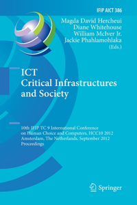 ICT Critical Infrastructures and Society