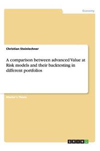 comparison between advanced Value at Risk models and their backtesting in different portfolios
