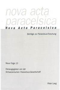 Nova ACTA Paracelsica: Band 13