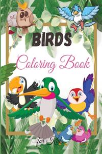 Birds Coloring Book for Kids