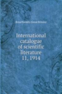 International catalogue of scientific literature