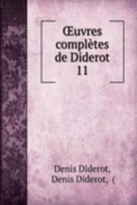 Å’uvres completes de Diderot
