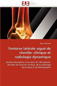 L''entorse Lat�rale Aigu� de Cheville