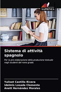 Sistema di attività spagnolo