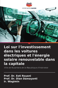 Loi sur l'investissement dans les voitures électriques et l'énergie solaire renouvelable dans la capitale