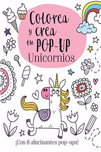 Colorea y crea tu pop-up. Unicornios