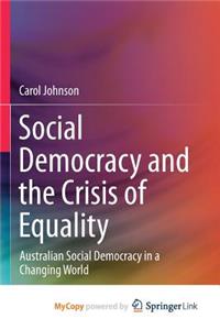 Social Democracy and the Crisis of Equality