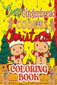 Cozy Gingerbread Cookies Christmas Coloring Book