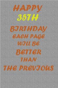 Happy 35th Birthday