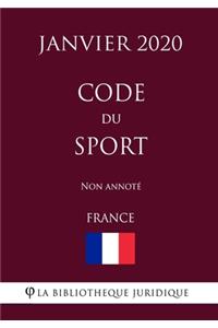 Code du sport (France) (Janvier 2020) Non annoté