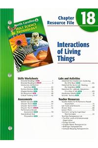 North Carolina Holt Science & Technology Chapter 18 Resource File: Interactions of Living Things
