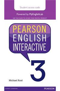 Pearson English Interactive 3 (Access Code Card)