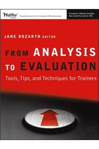 From Analysis to Evaluation: Tools, Tips, and Techniques for Trainers [with Cdrom]