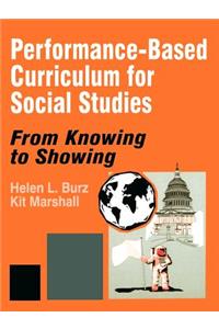 Performance-Based Curriculum for Social Studies