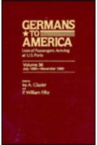 Germans to America, July 1, 1880-Nov. 29, 1880