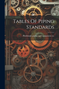 Tables Of Piping Standards