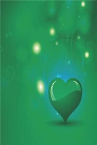 Notizbuch Leuchtendes Herz blaugrüne Edition