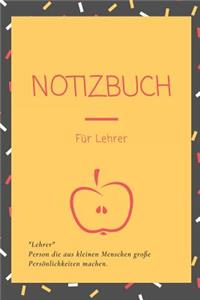 Notizbuch für Lehrer