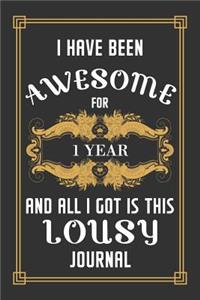 1st Birthday Journal