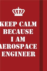 Keep Calm Because I Am Aerospace Engineer