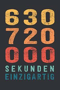 630 720 000 Sekunden Einzigartig