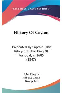 History Of Ceylon