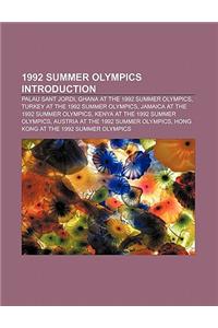 1992 Summer Olympics Introduction