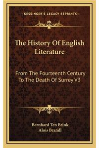 History Of English Literature