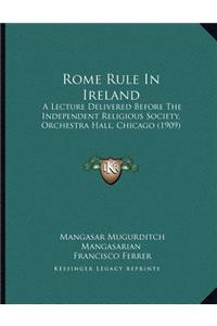 Rome Rule In Ireland