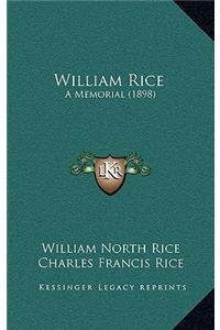 William Rice