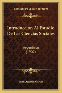 Introduccion Al Estudio De Las Ciencias Sociales