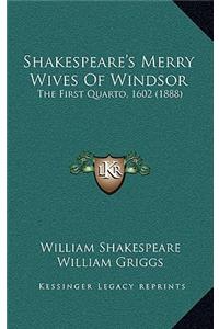 Shakespeare's Merry Wives Of Windsor