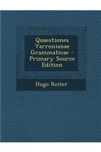 Quaestiones Varronianae Grammaticae