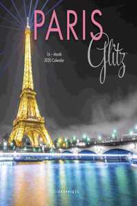 PARIS GLITZ 2020 MINI WALL CALENDAR